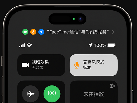 进贤苹果授权维修网点分享iPhone在通话时让你的声音更清晰 