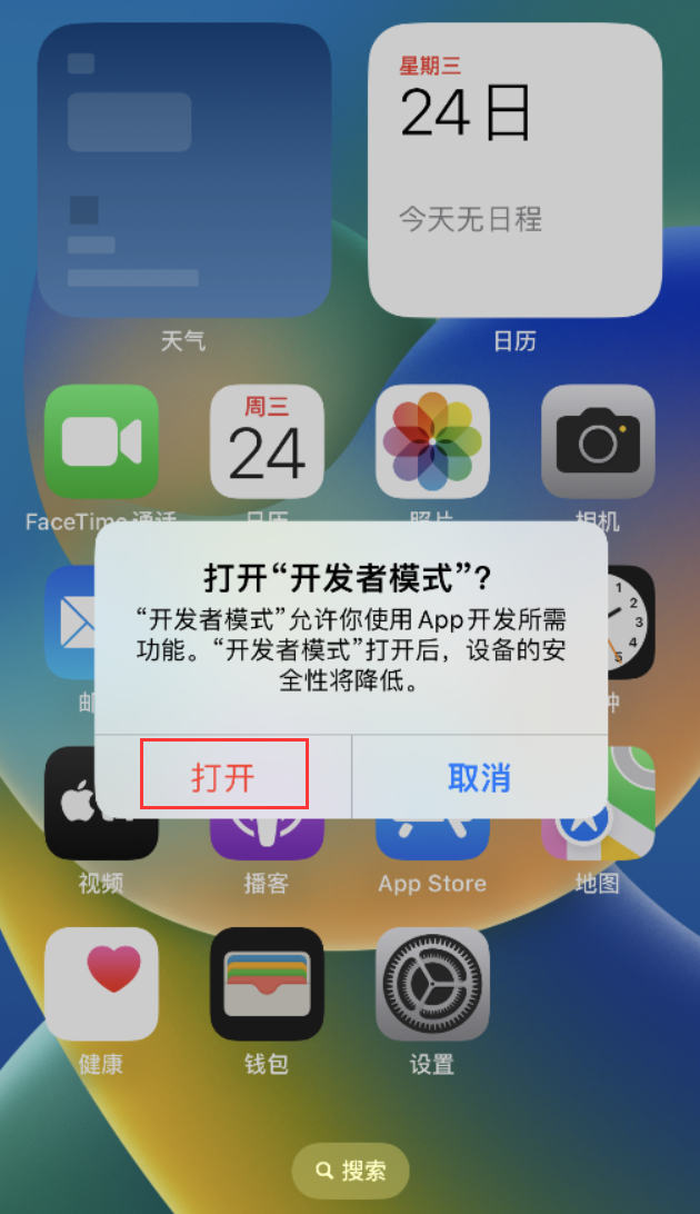 进贤苹果手机维修分享如何打开开发者模式 