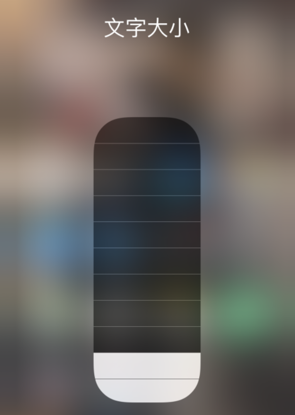 进贤苹果手机维修分享小技巧：在 iPhone 控制中心快速调节字体大小 